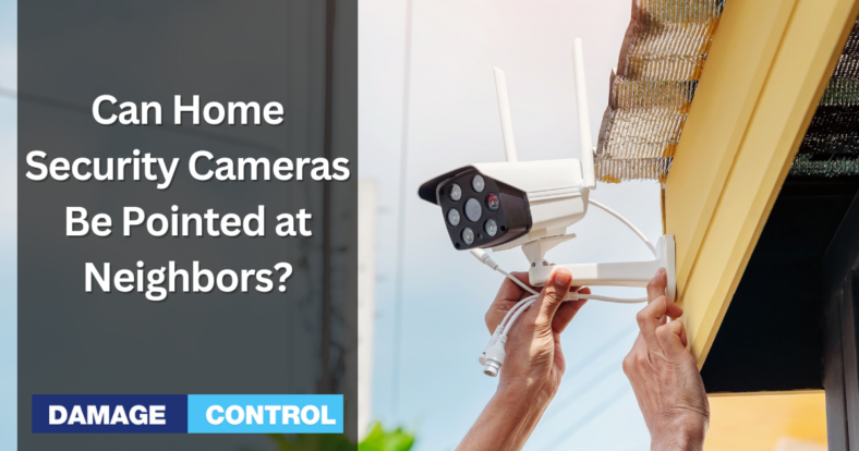 Can Home Security Cameras Be Pointed at Neighbors