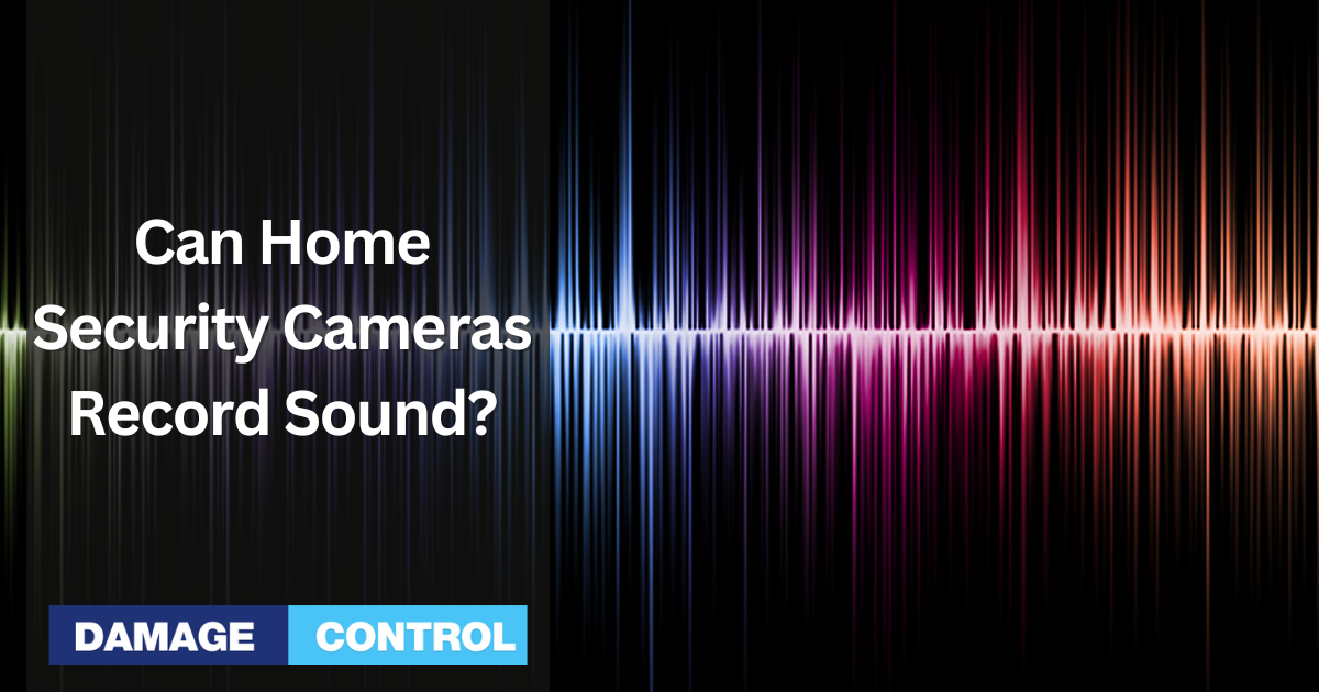 Can Home Security Cameras Record Sound?