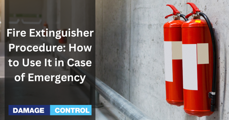 Fire Extinguisher Procedure How to Use It in Case of Emergency