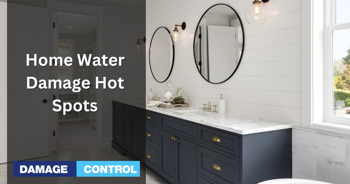 Home Water Damage Hot Spots