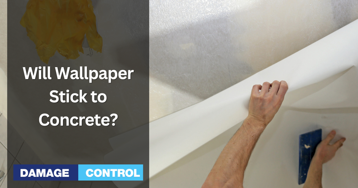 Will Wallpaper Stick to Concrete?