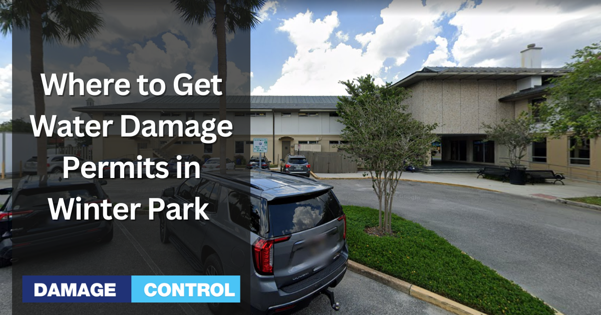 Where to Get Water Damage Permits in Winter Park