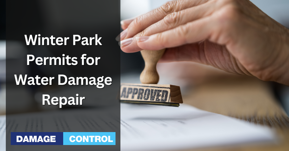 Winter Park Permits for Water Damage Repair