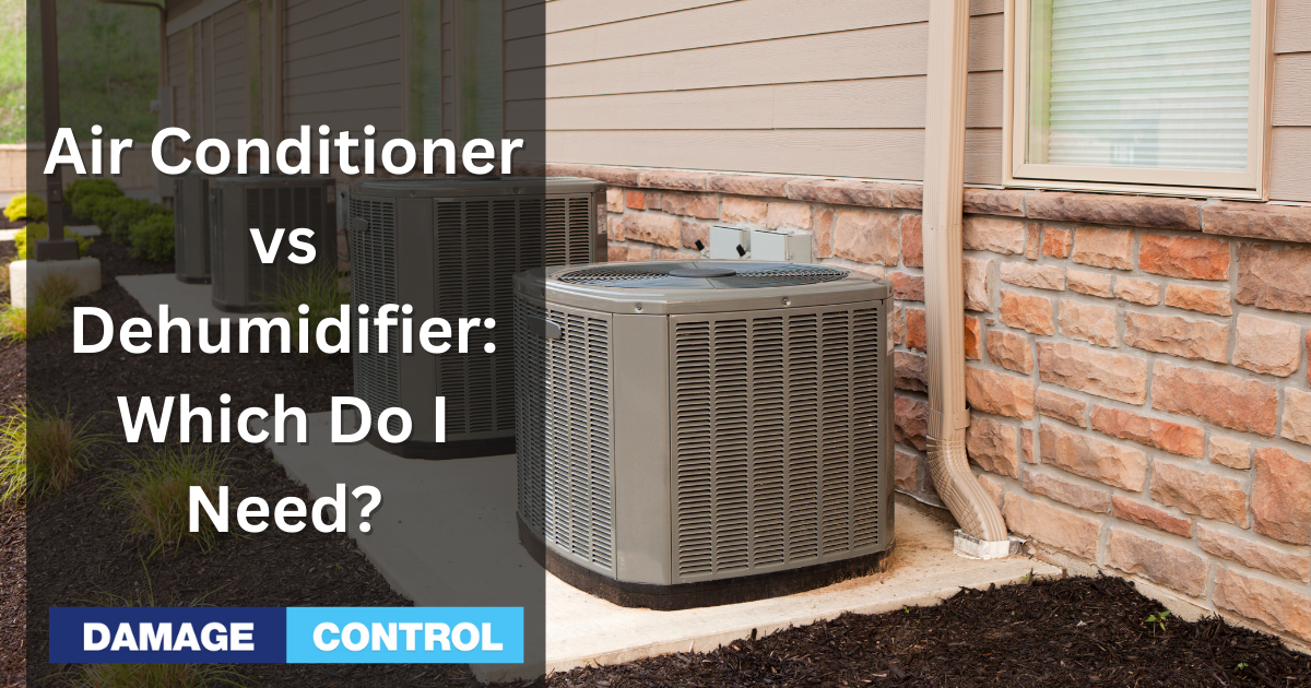 air conditioner vs dehumidifier