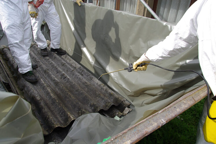 removing asbestos materials