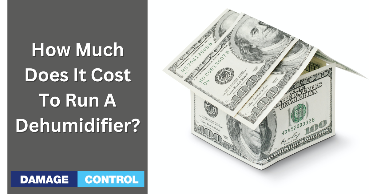 How Much Does It Cost to Run a Dehumidifier?