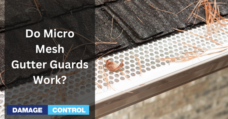 do micro mesh gutter guards work