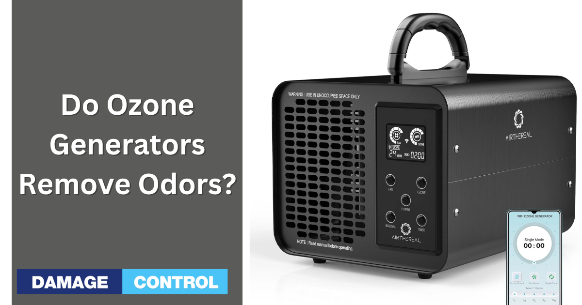 do ozone generators remove odors