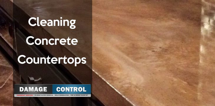 keeping your concrete countertops clean