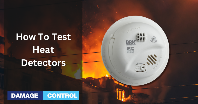how to test heat detectors