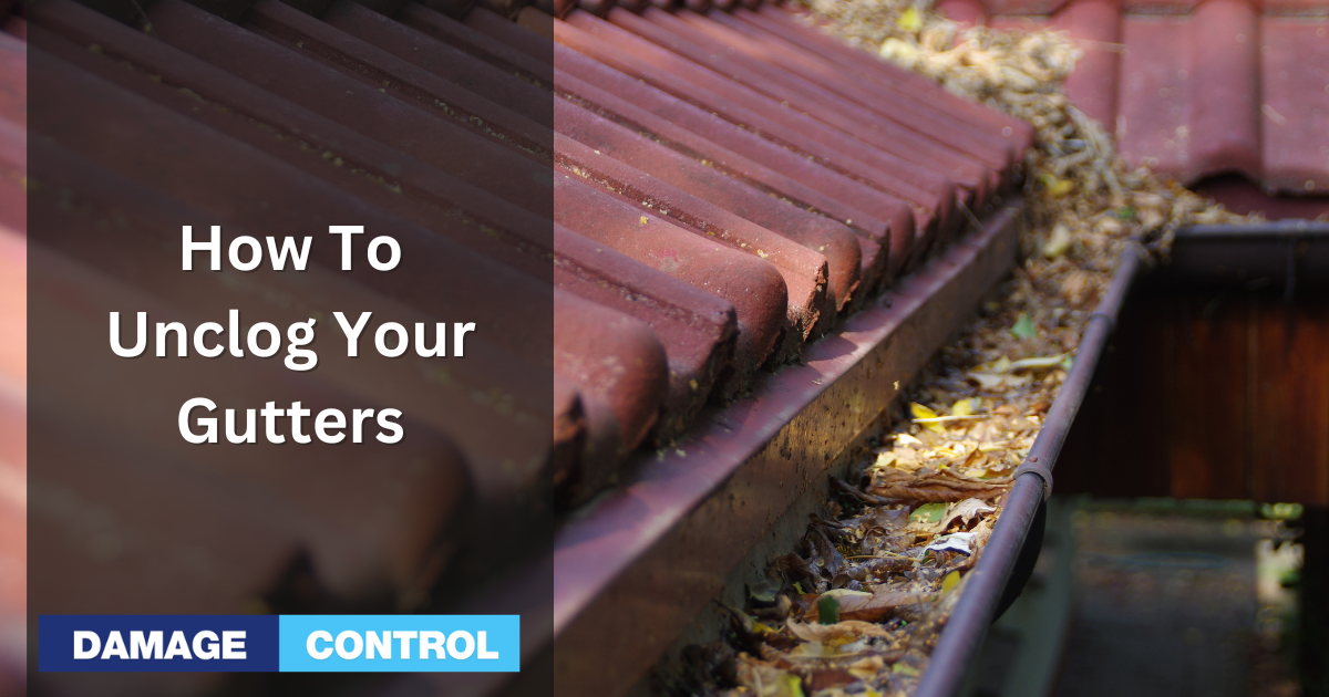 how to unclog your gutters