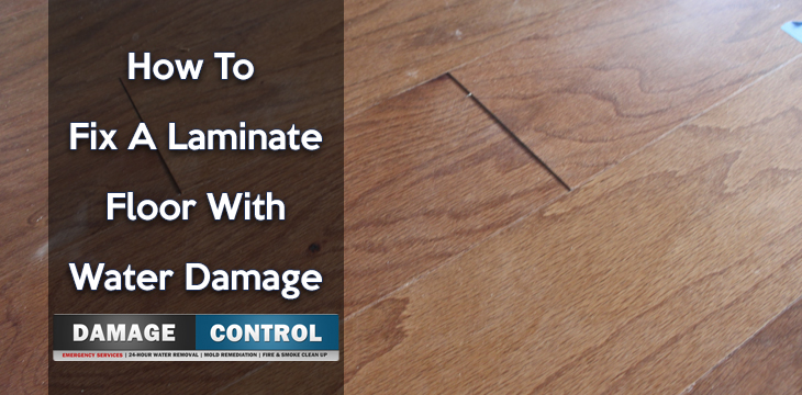How To Fix A Laminate Floor With Water, Water On Laminate Flooring Fix
