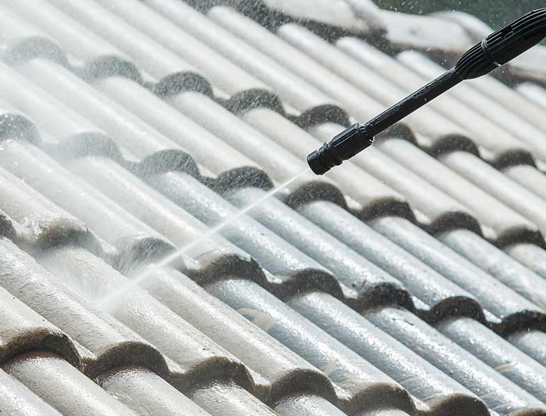 pressure washing roof