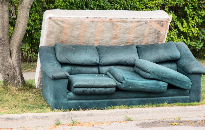 remove contaminated furniture