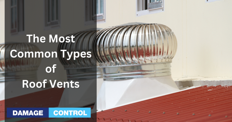 the most common types of roof vents