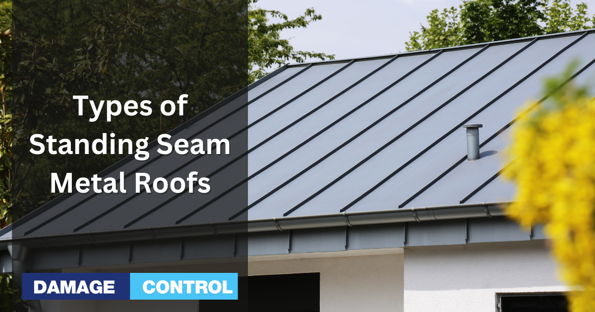 types of standing seam metal roofs