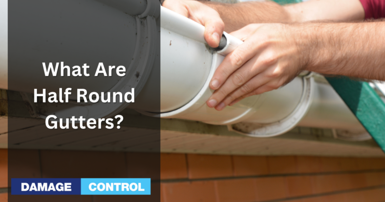 what are half round gutters