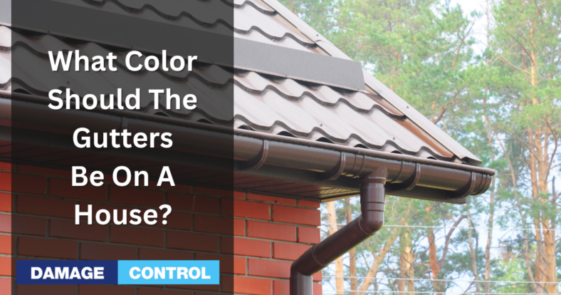 what color should gutters be on a house