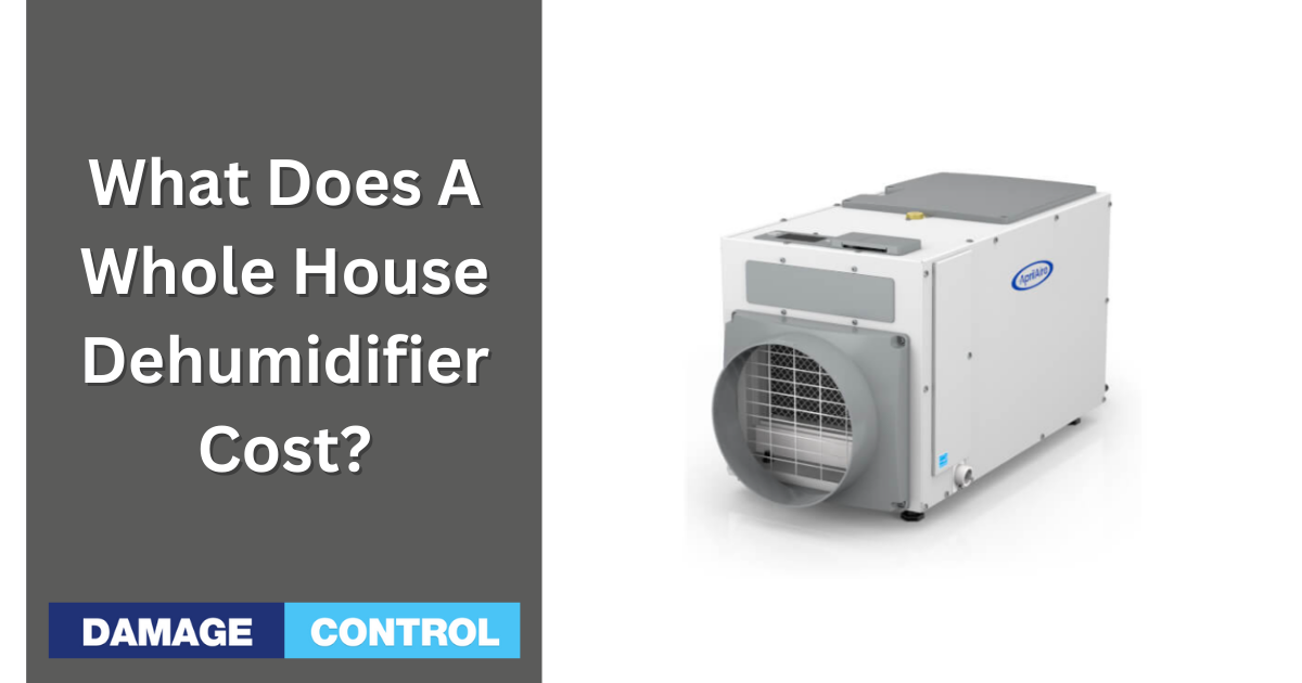 what does a whole house dehumidifier cost