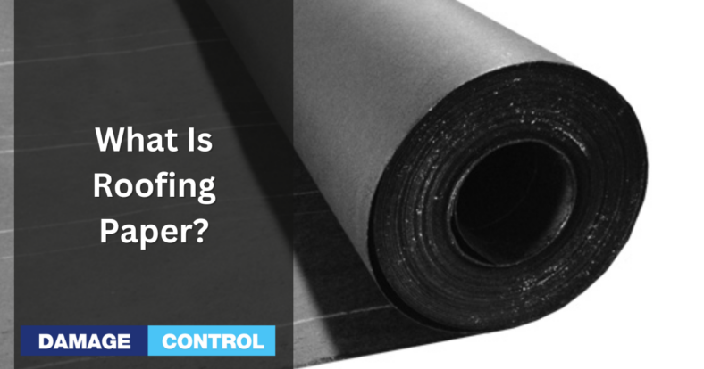 what is roofing paper